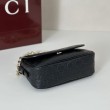 Gucci 847448 Borse Imitazioni a tracolla piccola GG Emblem Nero