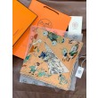 Qualità superiore replica Hermès Equestrian Academy Scialle in velluto reversibile 140 Blu