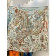 Pari all'originale replica Hermès Equestrian Academy Scialle in velluto reversibile 140 Marrone