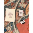 Alta gamma replica Hermès Equestrian Academy Scialle in velluto reversibile 140 Rosa