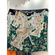 Alta gamma replica Hermès Equestrian Academy Scialle in velluto reversibile 140 Verde