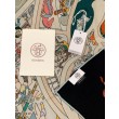 Alta gamma replica Hermès Equestrian Academy Scialle in velluto reversibile 140 Verde