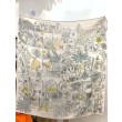 Hermès Rare Treasures Fazzoletto in cashmere reversibile 140 02