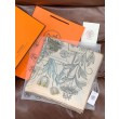 Hermès Rare Treasures Fazzoletto in cashmere reversibile 140 02