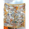 Pari all'originale replica Hermès Rare Treasures Fazzoletto in cashmere reversibile 140 03
