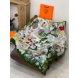 Hermès Rare Treasures Fazzoletto in cashmere reversibile 140 04