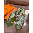 Hermès Rare Treasures Fazzoletto in cashmere reversibile 140 04