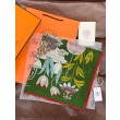 Hermès Rare Treasures Fazzoletto in cashmere reversibile 140 04