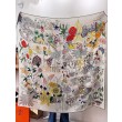 Hermès Rare Treasures Fazzoletto in cashmere reversibile 140 05