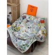 Hermès Rare Treasures Fazzoletto in cashmere reversibile 140 05