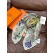 Hermès Rare Treasures Fazzoletto in cashmere reversibile 140 05