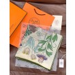 Hermès Rare Treasures Fazzoletto in cashmere reversibile 140 05