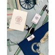 Hermès Rare Treasures Fazzoletto in cashmere reversibile 140 Blu