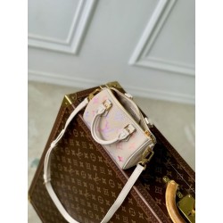 LV M25591 Borsa Nano Speedy in delicati colori da sogno
