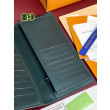 Pari all'originale replica LV M61697 Portafoglio Brazza Monogram Eclipse Verde Pari all'originale replica LV M61697 Portafoglio Brazza Monogram Eclipse Verde