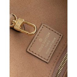 LV Mini borsa tote Onthego MM M45495 M45595 Marrone