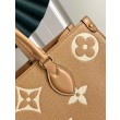 LV Mini borsa tote Onthego MM M45495 M45595 Marrone
