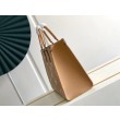 LV Mini borsa tote Onthego MM M45495 M45595 Marrone