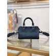 LV Nano Speedy Handbag M26510 Blu scuro