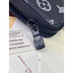 Alta gamma replica LV Portafoglio verticale Zippy M62295 Blu