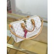 LV Speedy Soft 30 Lucky Bag M15108 Bianco bicolore