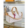 LV Speedy Soft 30 Lucky Bag M15108 Bianco bicolore