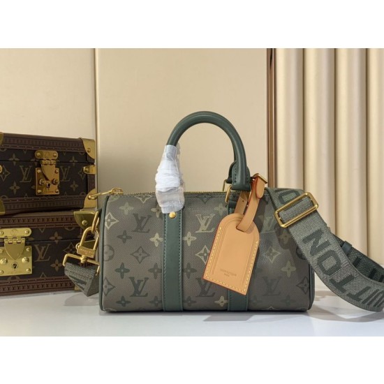 M26930 Borsa da viaggio LV Keepall Bandoulière 25 Verde
