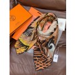 Scialle Hermès Premium in seta e cashmere tono su tono double face 140 01