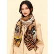 Scialle Hermès Premium in seta e cashmere tono su tono double face 140 01