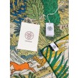Scialle Hermès Premium in seta e cashmere tono su tono double face 140 02