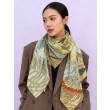 Pari all'originale replica Scialle Hermès Premium in seta e cashmere tono su tono double face 140 03