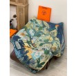 Pari all'originale replica Scialle Hermès Premium in seta e cashmere tono su tono double face 140 04