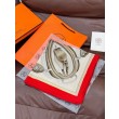 Qualità superiore replica Scialle Hermès reversibile in velluto tono su tono con finimenti per cavalli stile balestra 135 Rosso