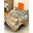 Scialle in velluto reversibile Hermès Equestrian Academy 140 02