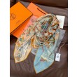 Scialle in velluto reversibile Hermès Equestrian Academy 140 02