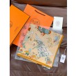 Scialle in velluto reversibile Hermès Equestrian Academy 140 02