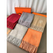 Qualità superiore replica Scialle reversibile classico in cashmere bicolore Hermès 70 x 200 Arancione Qualità superiore replica Scialle reversibile classico in cashmere bicolore Hermès 70 x 200 Arancione