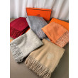 Scialle reversibile classico in cashmere bicolore Hermès 70 x 200 Grigio Scialle reversibile classico in cashmere bicolore Hermès 70 x 200 Grigio