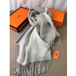 Scialle reversibile classico in cashmere bicolore Hermès 70 x 200 Grigio Scialle reversibile classico in cashmere bicolore Hermès 70 x 200 Grigio