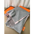 Scialle reversibile classico in cashmere bicolore Hermès 70 x 200 Grigio/Rosa Scialle reversibile classico in cashmere bicolore Hermès 70 x 200 Grigio/Rosa