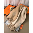 Scialle reversibile classico in cashmere bicolore Hermès 70 x 200 Marrone Scialle reversibile classico in cashmere bicolore Hermès 70 x 200 Marrone