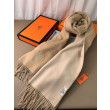 Scialle reversibile classico in cashmere bicolore Hermès 70 x 200 Marrone Scialle reversibile classico in cashmere bicolore Hermès 70 x 200 Marrone