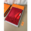 Scialle reversibile classico in cashmere bicolore Hermès 70 x 200 Rosso Scialle reversibile classico in cashmere bicolore Hermès 70 x 200 Rosso