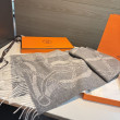 Sciarpa classica in lana d'agnello Hermès 30 x 200 01 Sciarpa classica in lana d'agnello Hermès 30 x 200 01