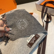 Sciarpa classica reversibile in lana d'agnello Hermès 35 x 200 Grigio Sciarpa classica reversibile in lana d'agnello Hermès 35 x 200 Grigio