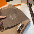 Sciarpa classica reversibile in lana d'agnello Hermès 35 x 200 Marrone Sciarpa classica reversibile in lana d'agnello Hermès 35 x 200 Marrone