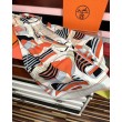 Alta gamma replica Sciarpa Hermès double face in cashmere dello stesso colore 65x185 rosa
