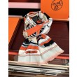 Alta gamma replica Sciarpa Hermès double face in cashmere dello stesso colore 65x185 rosa