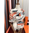 Alta gamma replica Sciarpa Hermès double face in cashmere dello stesso colore 65x185 rosa