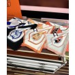 Alta gamma replica Sciarpa Hermès double face in cashmere dello stesso colore 65x185 rosa